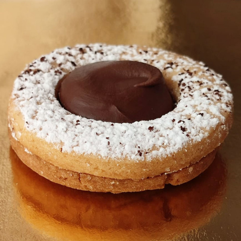 Occhio di bue al cioccolato