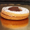 Occhio di bue al cioccolato