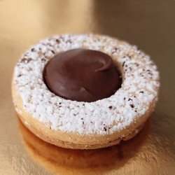 Occhio di bue al cioccolato